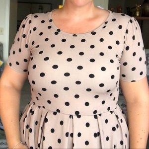 Polka dot XL Amelia dress